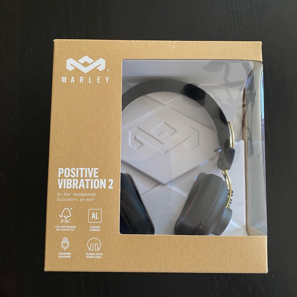House of Marley Positive Vibration 2: Over-Ear Wired Headphones